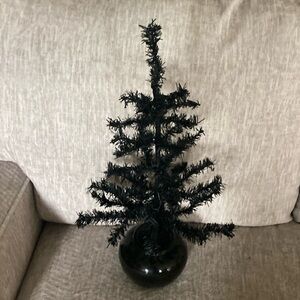 Black Christmas tree